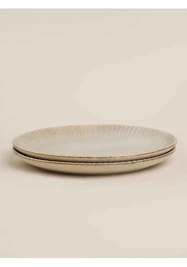 Sl Home Yemek Porseleni Tabak Seti 2 Parça Monti D 21 Cm 217289836 Bej