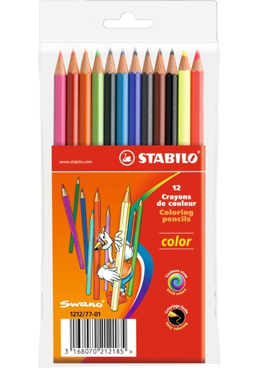 Stabilo Color Kuru Boya 12'li Paket 1212/77-01