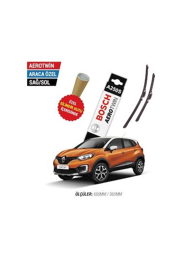 Renault Captur Silecek Takımı 2016-2021 Bosch Aerotwin A250S