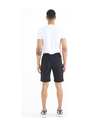 Tommy Life Ryan Siyah Cepli Standart Kalıp Erkek Şort - 81239 Siyah
