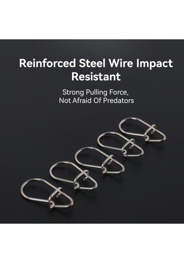 Krallık 25 Adet Balıkçılık Yapış Aracı Paslanmaz Çelik Tel Olta Konektörü Balıkçılık Aksesuarları 1