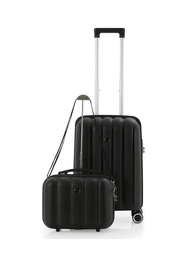 Mçs Polipropilen 2li Valiz Seti Kabin & Makyaj V305 S21yy1000073-set 00001 Siyah