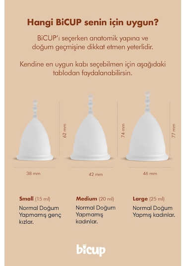 Bicup Regl Kabı Medium + Saklama Kesesi + Sterilizasyon Kutusu