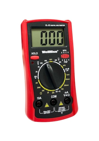 Wellhise Vl-33 Dijital Multimetre Ölçü Aleti