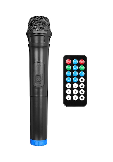 Mikado MD-833KP 7.4V 3000 mAh 30 W BT-USB-TF-FM Led Işıklı Kablosuz Mikrofonlu Toplantı Anfisi