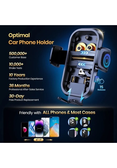 Dongjing Topk Araç Telefonu Tutucu Dağı Hava Firar Cep Telefonu 1 Adet