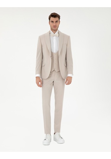 Pierre Cardin Erkek Bej Smokin 50306221-vr011 Bej