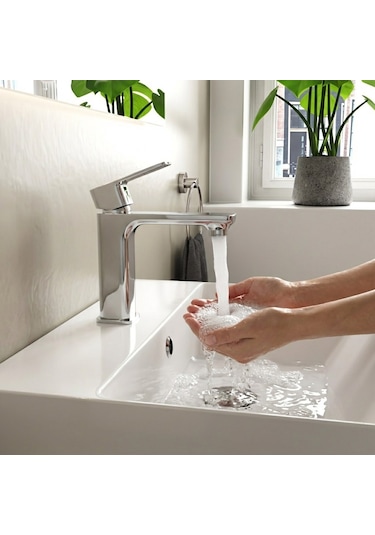 Adell Bloc Lavabo Bataryası -parlak Krom Krom