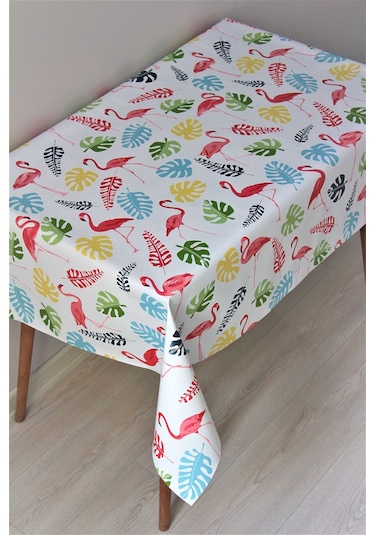 Astarlı Silinebilir Pvc Muşamba Masa Örtüsü Flamingo - 8094-1 001