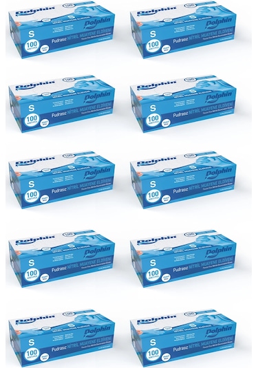 Supertrend Pudrasız Mavi Nitril Muayene Eldiveni S Beden 10 Paket - Mdr