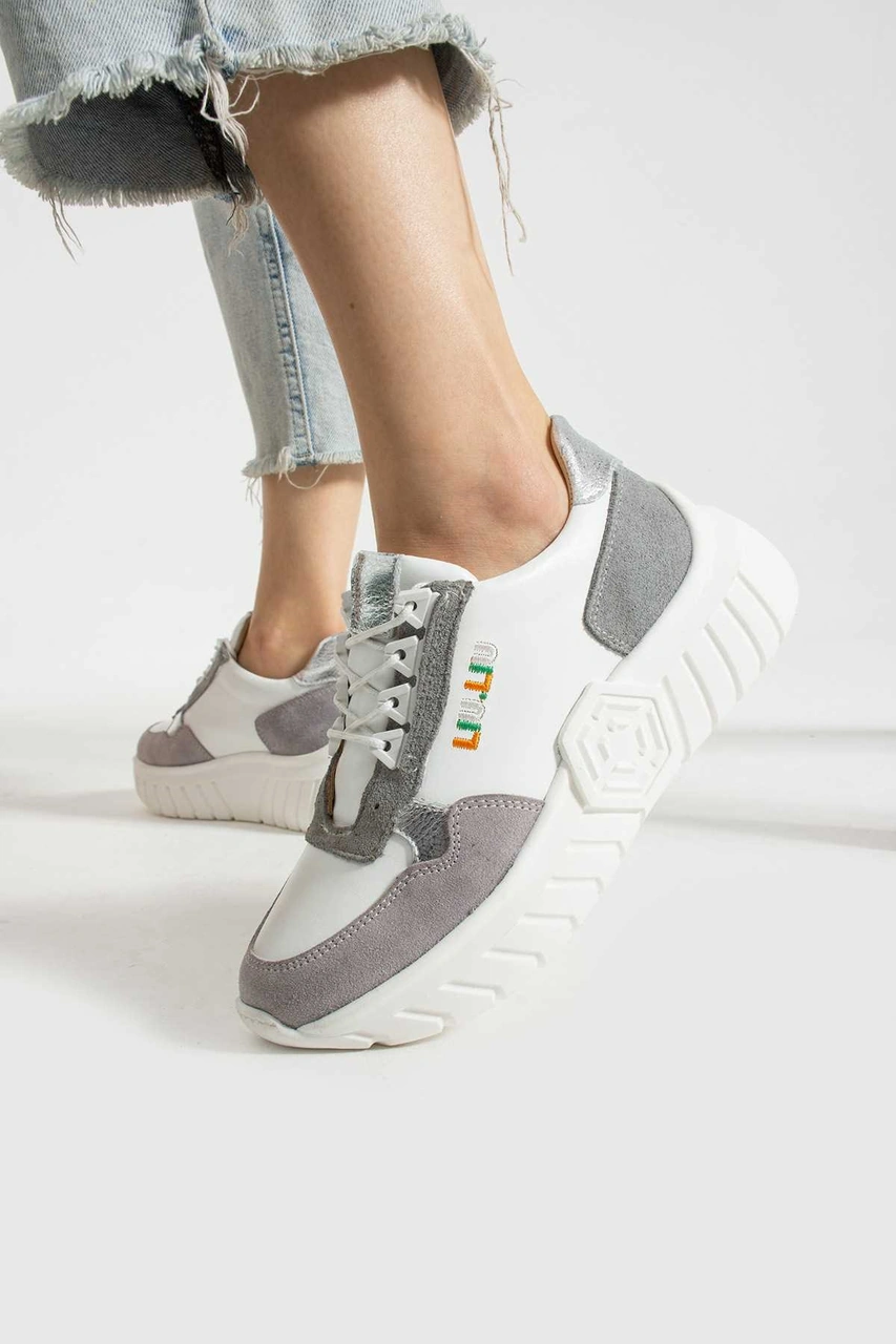 Bestello Bağcıklı Termo Taban Sneaker 331-sut-30 Kadın Ayakkabı Beyaz