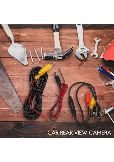 Kangfufeng 8-led Yuvarlak Geri Görüş Kamerası 170 Derece Hd Gece Görüşü Evrensel