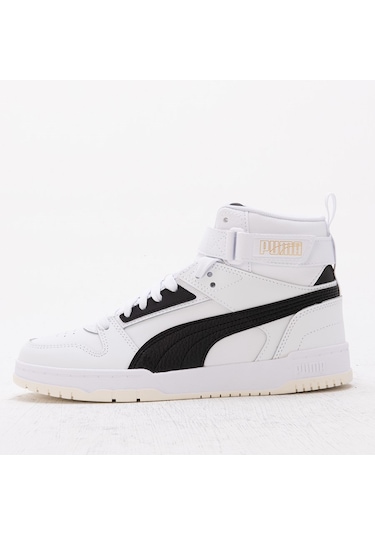 Puma RBD Game - Erkek Beyaz-Siyah Bilekli Spor Ayakkabı - 385839 Çok Renkli