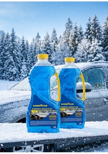 Goodyear -22 Kış Antifirizli 2'li Set Cam Suyu 1,8 Litre 2 X 1.8 Litre