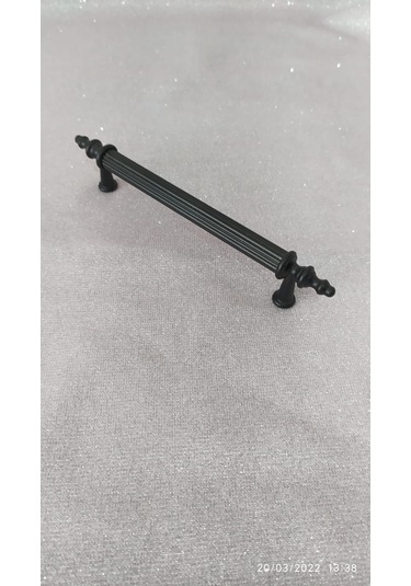 Sehrimanoglu 128mm Osmanlı Siyah Kulp Mat Siyah Çekmece Dolap