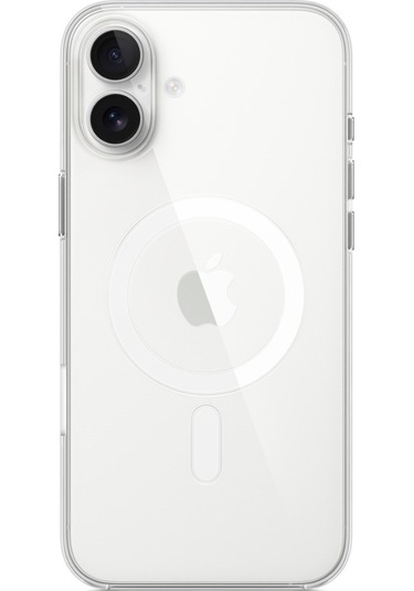 Schitec İphone Uyumlu 16 Plus Magsafe Özellikli Şeffaf Kılıf