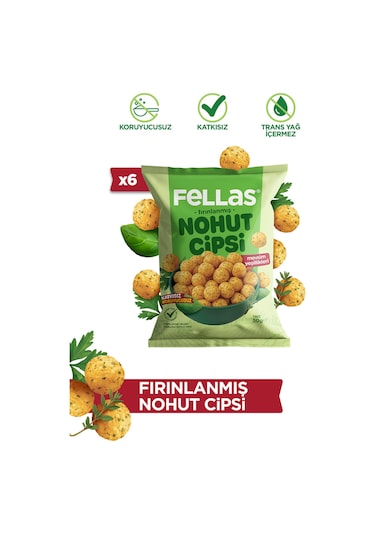 Nohut Cipsi - Mevsim Yeşillikleri 50 G X 6 Adet