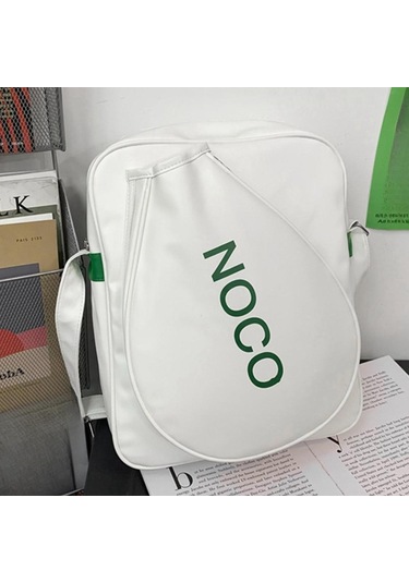 Suntek Tenis Çantası Raketi Badminton Pickleball Kürekleri Beyaz