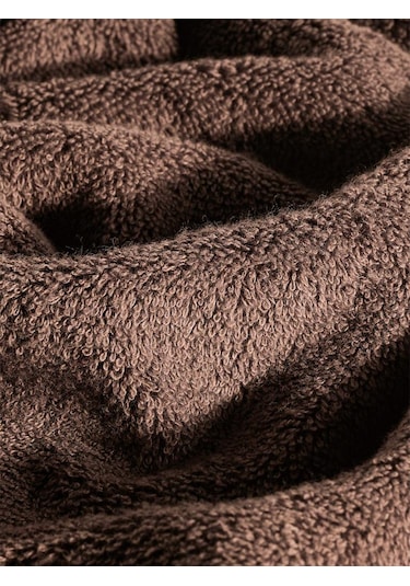 %100 Cotton Saç Havlusu Maura 50x90 Cm Kahve