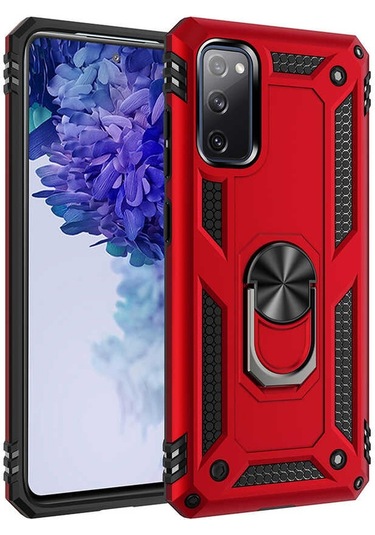Rba Aksesuar Galaxy Uyumlu S20 Fe Kılıf Rba Vega Kapak - Mavi Mavi