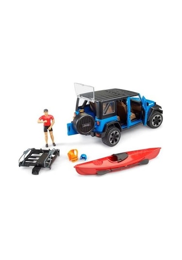 Bruder Jeep Wrangler U. Rubicon, Kano Ve Sürücü Br02529