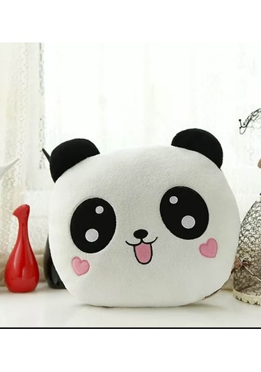 Panda Yastık Arkadaşa Hediye 35 35cm Beyaz