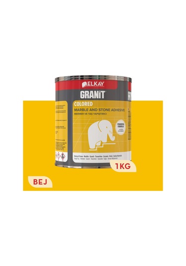 Elkay Mermer ve Granit Yapıştırıcı 1000 GR Bej
