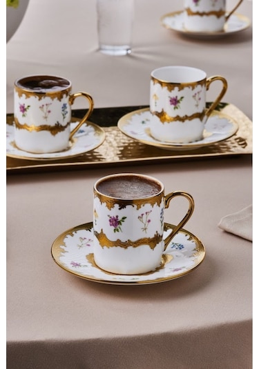 Karaca  Bihter 6 Kişilik Kahve Fincanı 90 Ml