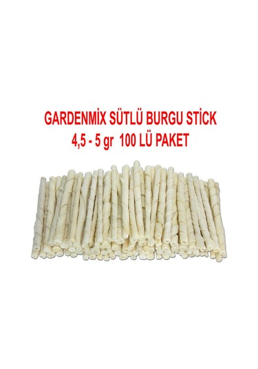 Gardenmix 4,5-5g Sütlü Burgu Stick 100 Lü Paket