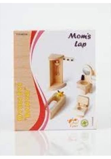 Mom'S Lap Oyun Evi-Ahşap Banyo Seti