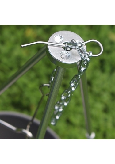 Wondernest Açık Kamp Pişirme Tripod, Asılı Pot, Dayanıklı Taşınabilir Şenlik Ateşi Tripod Çok Renkli Çok Renkli