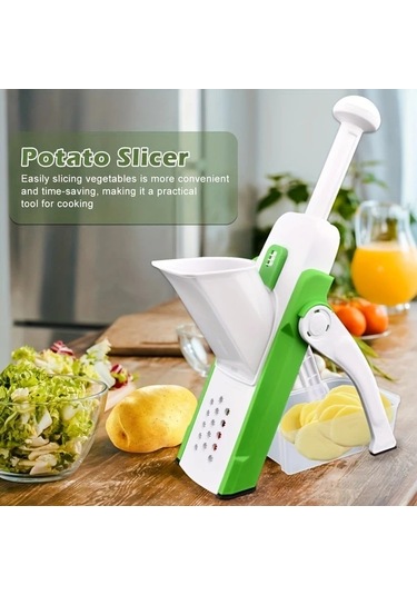 Honeybeeshop Yeşil Slicer Sebze Doğrama Makinesi 1 Parça