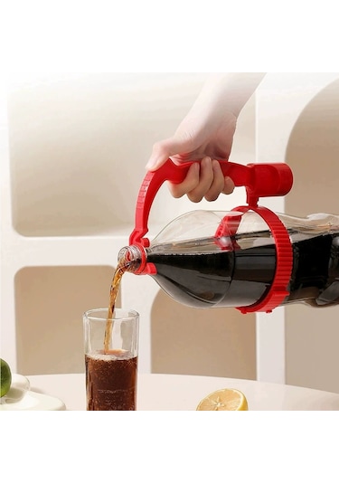Wezone Küçük Büyük Flaşlar İçin Çok Amaçlı Pp+tpe El Tutucu - Akış Kontrolü, Şişe Açıcı Ve Mutfak/outdoor Kullanıma Uygun Kırmızı Kırmızı