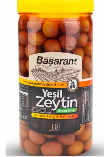 Başaran Alyanak Çizik Yeşil Zeytin 1 KG