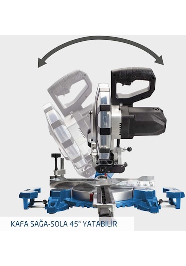 Scheppach HM216SPX 2000 W Gönye Kesme Makinesi 210 MM