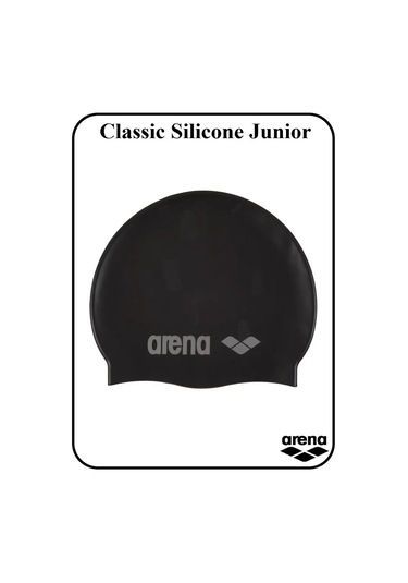 Arena Classic Silicone Jr Gençlere Yönelik Yüzme Bonesi 105857946 Siyah