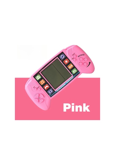 Oloey 3.5 Inç Retro Oyun Makinesi - Çocuklar İçin Klasik El Konsolu Pembedistribütör Garantili