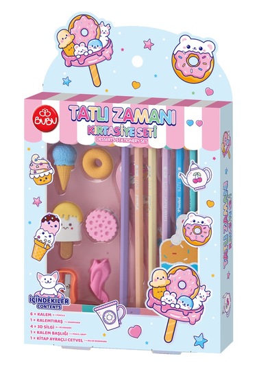 Bu-bu Kırtasıye Setı Tatlı Zamanı Bubu-kst004