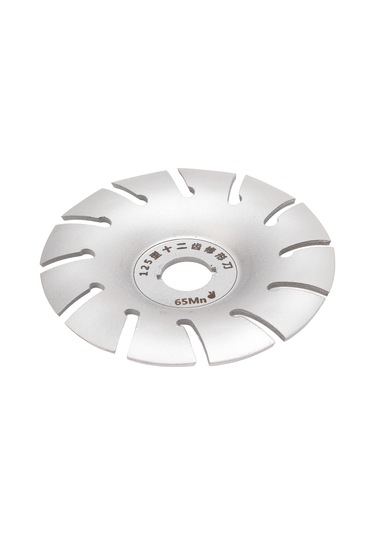 Symbee 125mm Paslanmaz Çelik Açı Grinder Aksesuarı - 12 Dişli Ahşap Oyma Ve Düzenleme Diski, Hafif Ve Kolay Kurulum