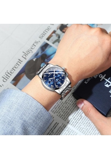 Novahub Fngeen 4006 Erkek Kuvars Saat, Siyah Deri, Çelik, Siyah Yüzey Çok Renkli Tasarım Çok Renkli