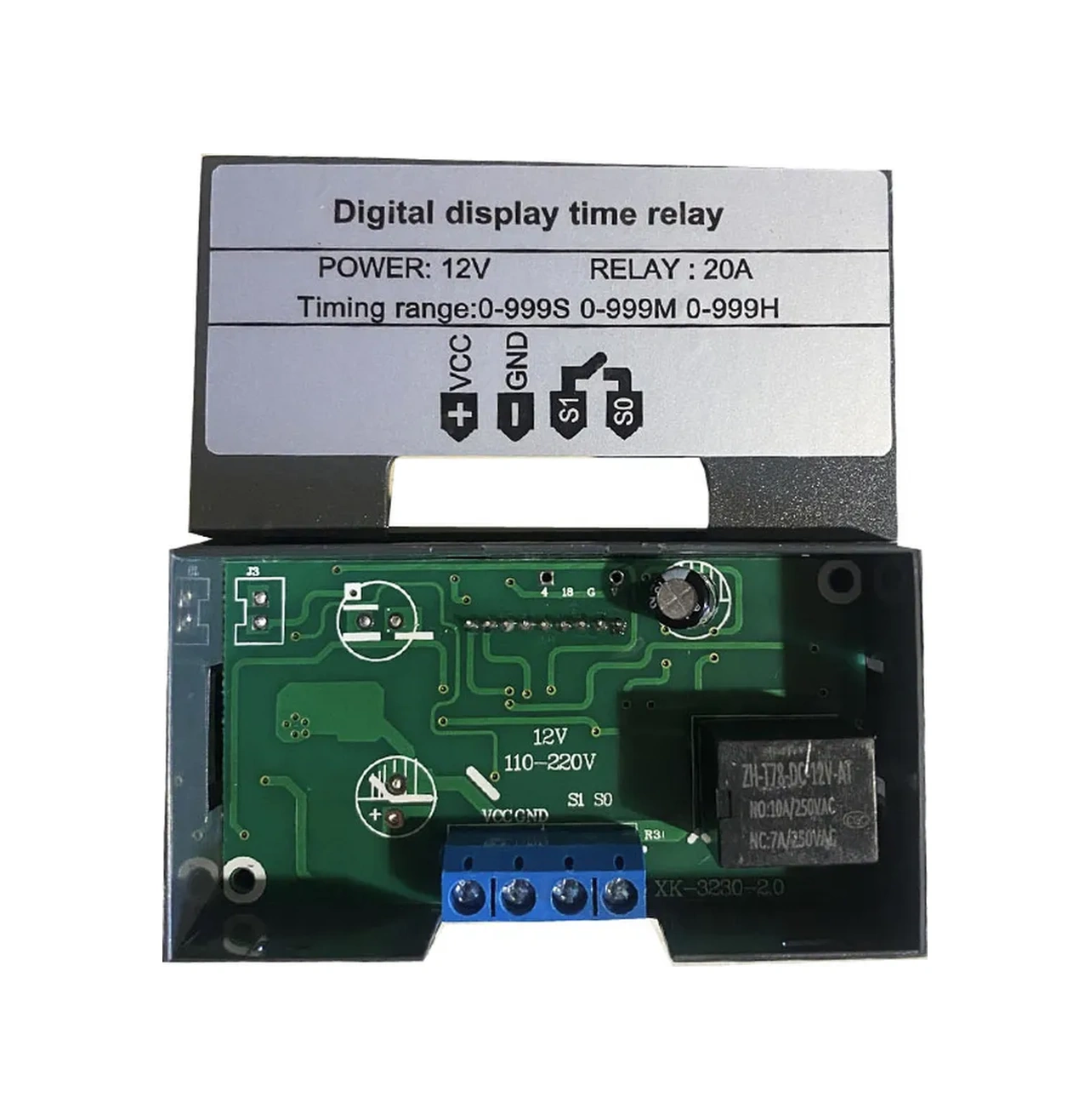Zaman Rölesi 12v. Dijital Zamanlayıcı. Zaman Geciktirme Rölesi. 200286524