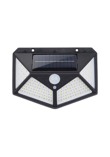 Noas 50w Titan Solar Duvar Aplik Beyaz Işık Yl84-1001-s Siyah