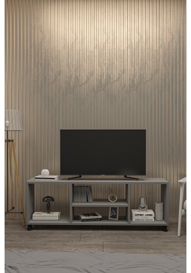 Tv Ünitesi,televizyon Sehpası Luna 160 Cm,antrasit Gri