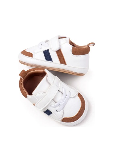 Yenidoğan Bebekler İçin Tabanlı Pinetki Spor Ayakkabılar 419168026 Beyaz