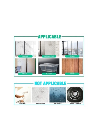 Pazly 50mmx2mm Şeffaf Çift Taraflı Nano Yapışkan Bant, 3m Beyaz, Halı Duvar Bandı Sticker