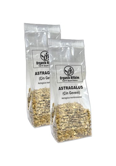 Organik Bitkim Astragalus Çin Geveni 50 Gr X 2 Adet
