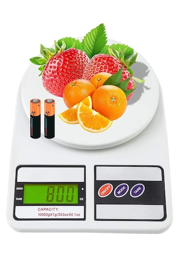 Dijital Lcd Ekran Mutfak Terazisi Hassas Terazi 10 Kg
