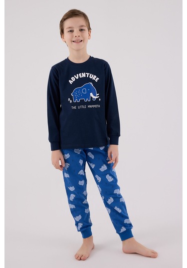 Rolypoly Erkek Çocuk Lacivert Pijama Takımı Rp3667-c-v2