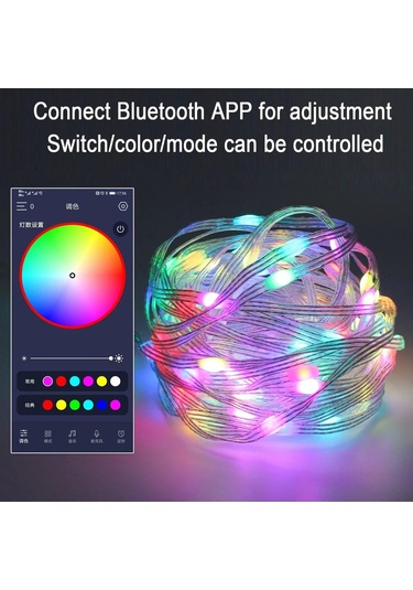 10 Metre, Led Şerit, Usb Bağlantılı, Kumandalı, Ambiyans Işığı Sdr-led-109 Çok Renkli