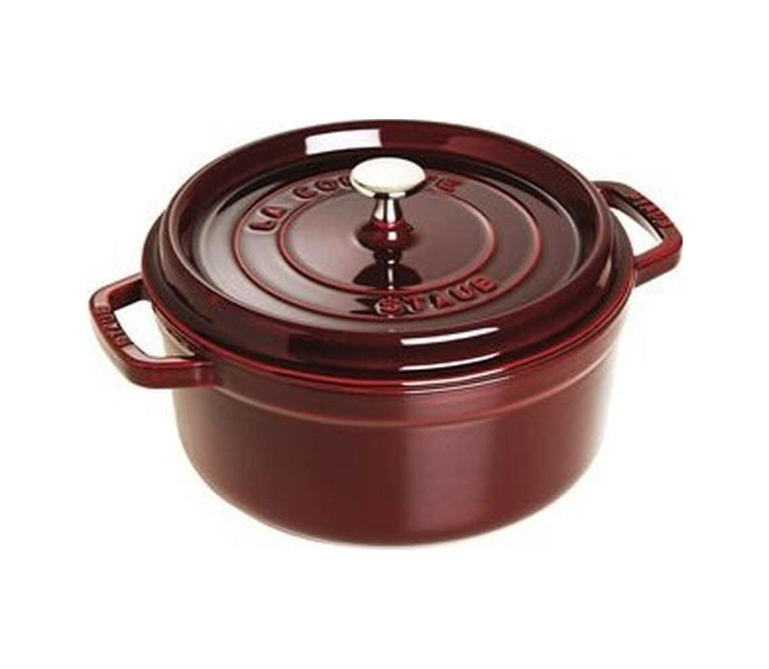 Staub Cocotte Döküm Tencere Bordo 26 Cm Bakır - Siyah